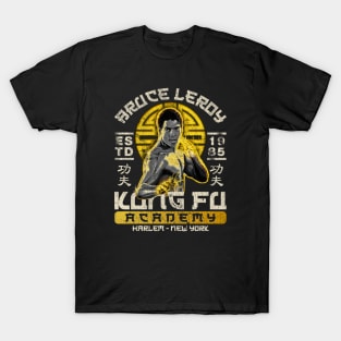 Vintage Bruce Leroy Kung Fu Academy 1985 T-Shirt